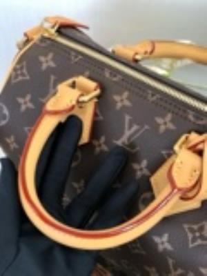 wholesale quality louis vuitton m24443 speedy p9 bandoulkere 25 coffee model no. 3